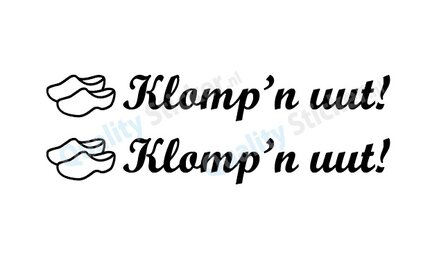 Klomp&#039;n uut! stickers