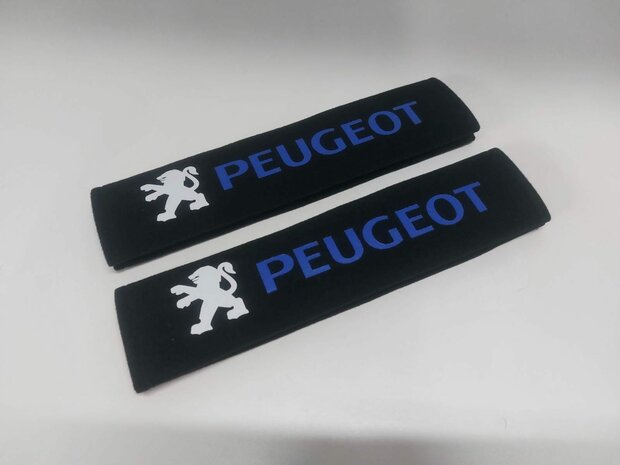roterend Door riem Peugeot gordelhoezen (set van 2). Leuke gordelbeschermer. -  Qualitysticker.nl - Meer dan alleen stickers