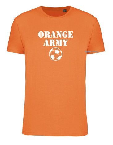 Orange Army voetbal T-shirt